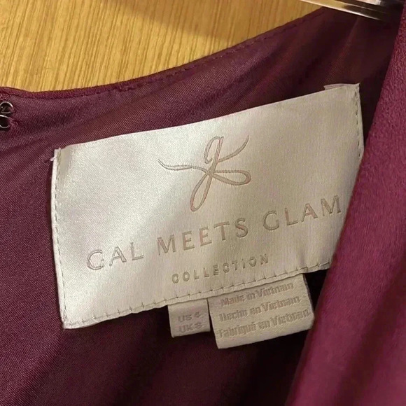 Gal Meets Glam Delaney Jumpsuit in Oxblood Red - Picture 8 of 10